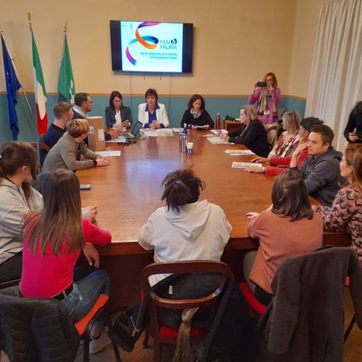 La conferenza stampa a palazzo Gilardoni