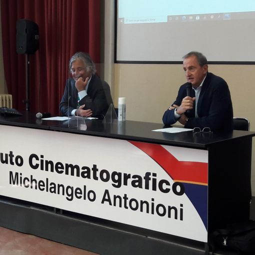 Il presidente del Baff, Alessandro Munari, e il sindaco di Busto, Emanuele Antonelli