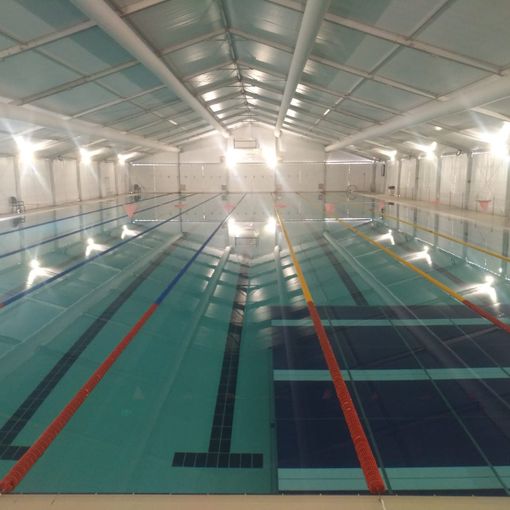 La vasca olimpionica della piscina comunale Ferdinando Villa di Legnano