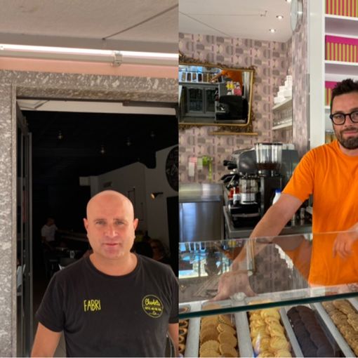 Fabrizio Zucchinali del bar Charlotte e Graziano Bustoletti della pasticceria Bisto