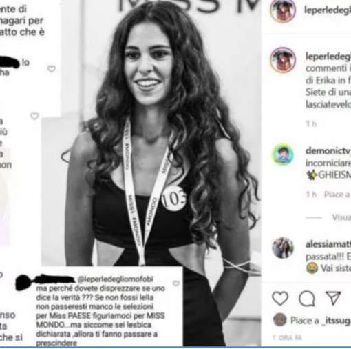 «Sei passata in finale solo perché lesbica». Insulti web alla ragazza di Arona finalista di Miss Mondo Italia