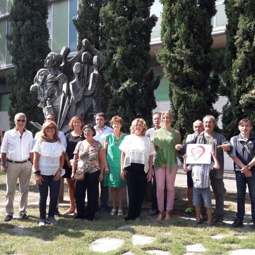 Alcuni aderenti alla Sinistra Chiara durante la scorsa campagna elettorale