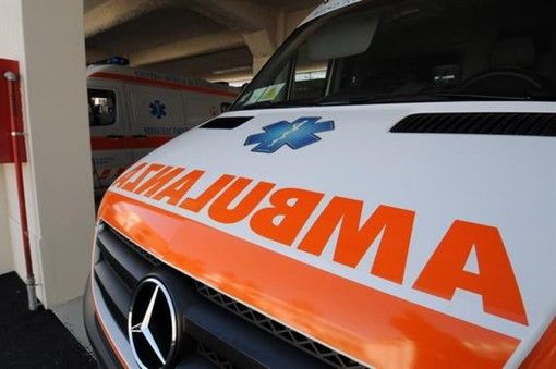 Il tifoso è stato portato in ospedale - foto d'archivio