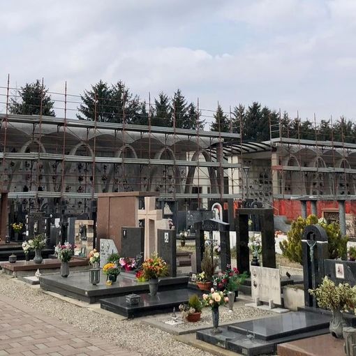 Lavori al cimitero di Solbiate, al via la sistemazione dei colombari deteriorati dalle infiltrazioni
