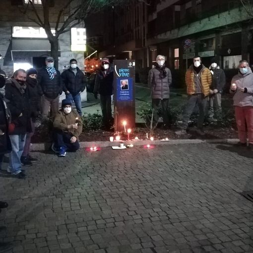 Al Tempio Civico con le candele: «La memoria delle vittime illumini il cammino»