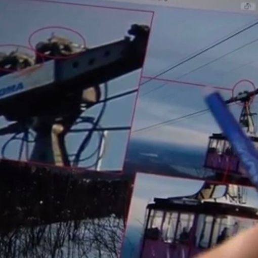 Un fermo immagine del video amatoriale finito al centro delle ultime indagini