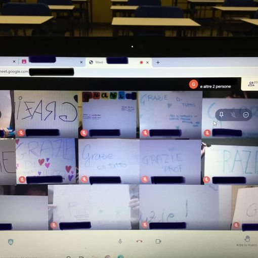 Gli studenti delle scuole Tommaseo in Dad ringraziano i professori