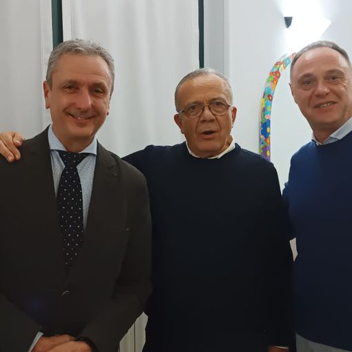 Da sinistra, Pietro Ottaviani, Giovanni Impastato e Alessandro Passuello