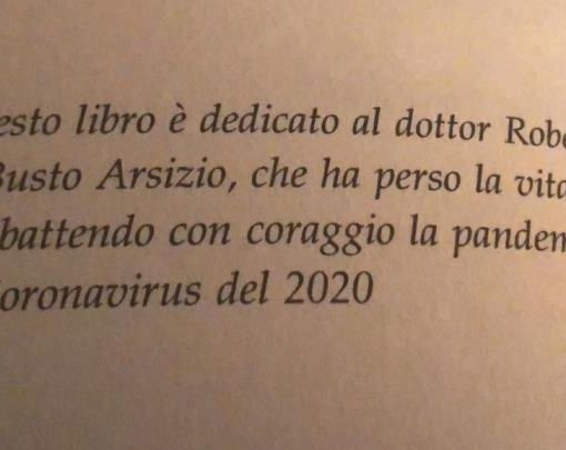 Glenn Cooper e la sua dedica al “dottor Stella di Busto”