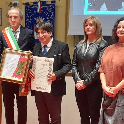 Da destra, Emanuele Antonelli, Ramin Bahrami, Laura Rogora, Manuela Maffioli