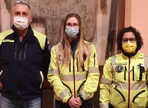 Da sinistra: Tiziano Provasi, Martina Farioli e Katia Tovaglieri