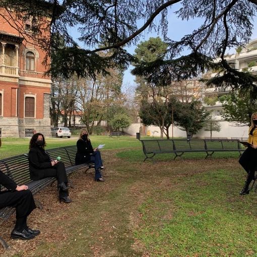 Il talk show è stato girato a Villa Ottolini Tosi