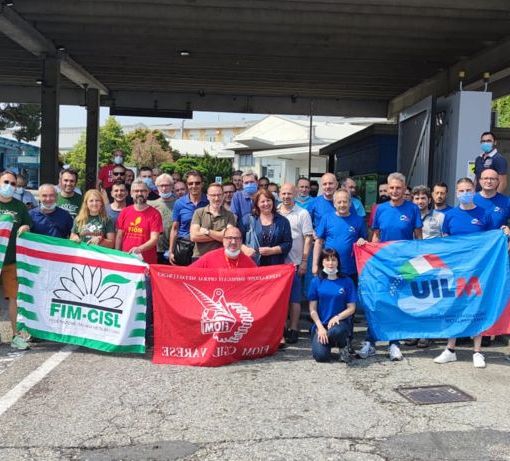 La delegazione a Cassinetta (in alto) e a Roma (in basso nella gallery)
