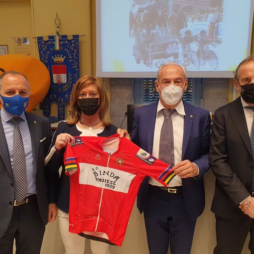 Da sinistra: Cordiano Dagnoni, Laura Rogora, Renzo Oldani ed Emanuele Antonelli