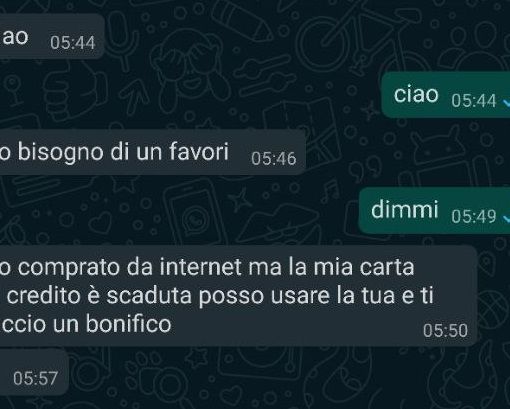 Lo screenshot pubblicato da ilSaronno.it
