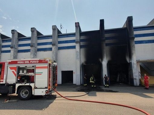 Al Pro Patria Museum via i cimeli dopo l'incendio