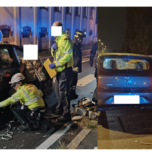 Due incidenti e sei persone soccorse a Samarate questa sera. Coinvolti anche due adolescenti