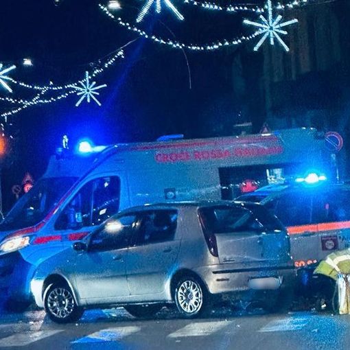 L'incidente di viale Pirandello di stasera a Busto