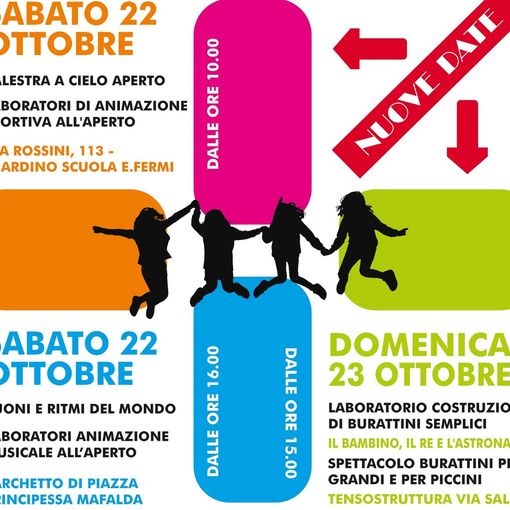 Un weekend di animazione en plein air per i più piccoli nei rioni di Busto