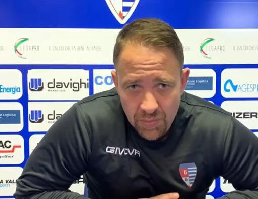 L'allenatore tigrotto Ivan Javorcic oggi mentre risponde alle domande