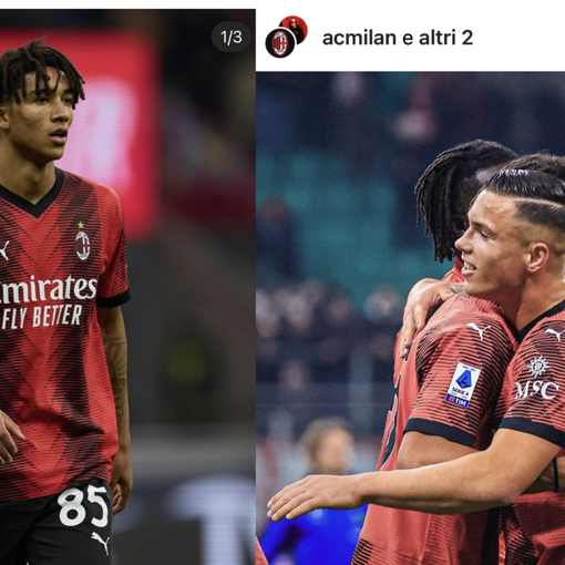 Kevin, il debutto e quell'abbraccio di squadra nei post del Milan e dello stesso giocatore su Instagram