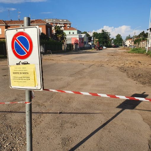 Lavori accanto al mercato di Busto, spostamento più vicino