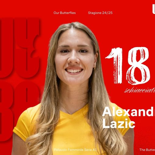 Eurotek Uyba: arriva Alexandra Lazic, nuovo rinforzo per la squadra di Barbolini