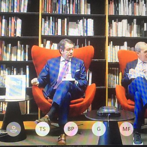 Il dibattito alla Liuc: da sinistra Tronconi, Robiglio, Visconti e Helg