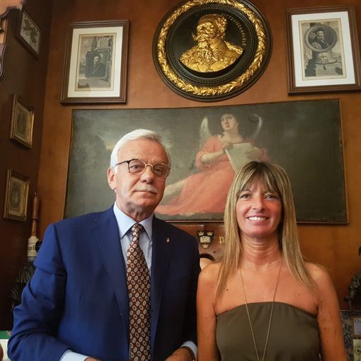 L'avvocato con Paola Magugliani