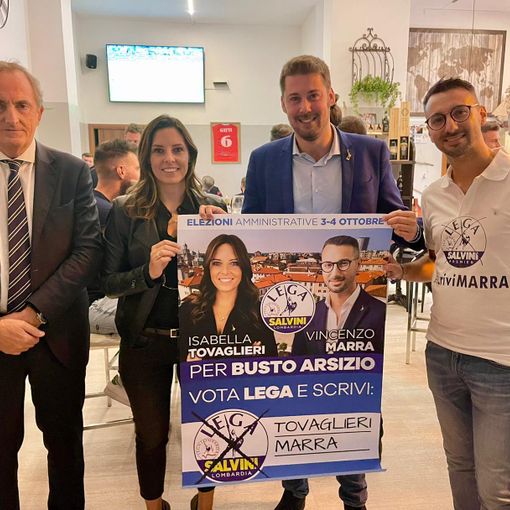Luca Toccalini sprona la Lega di Busto