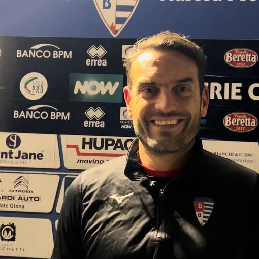 Mister Colombo dopo Pro Patria-Atalanta: «Contenti della vittoria davanti ai tifosi. La strada è giusta, dobbiamo continuare così»