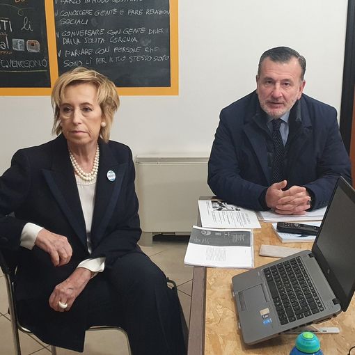 Letizia Moratti e Luca Ferrazzi