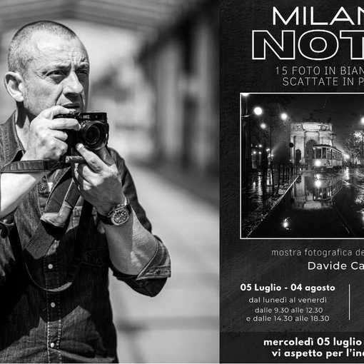 La “Milano di notte” negli scatti di Davide Caforio in mostra a Gallarate
