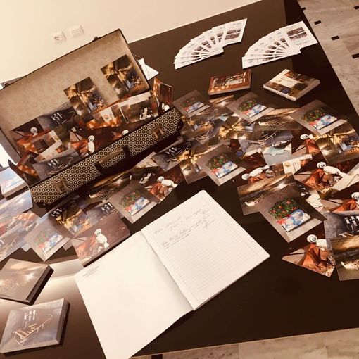 Alcune immagini della mostra a villa Jucker, a cura degli ex studenti di terza della Maria Ausiliatrice