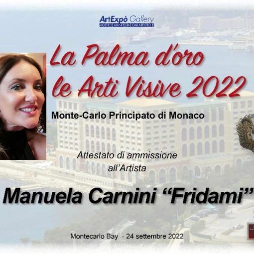 L'arte di Manuela Carnini brilla anche a Montecarlo