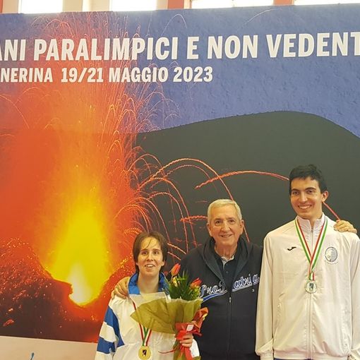 Campionati italiani per non vedenti, la Pro Patria Scherma porta a casa un oro e un argento