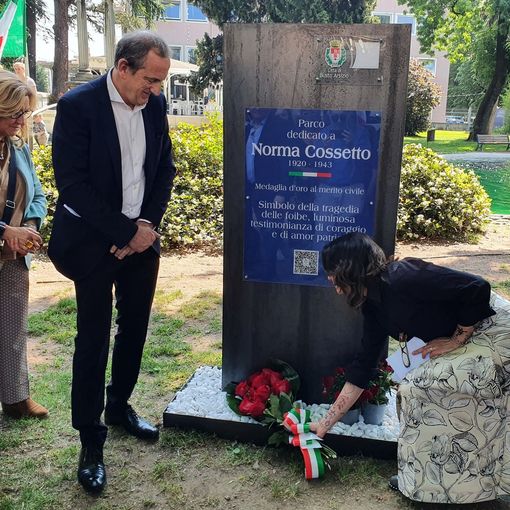 Busto, il parco di via Foscolo intitolato a Norma Cossetto, vittima delle foibe
