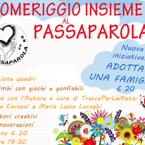 Passaparola, è qui la festa. Tra svago e solidarietà