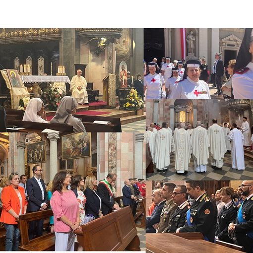 VIDEO E FOTO. Il ritorno di don Marco, le associazioni riunite, il primo grazie di Busto. Il prevosto: «Una grande collaborazione tra realtà spirituale e civile»