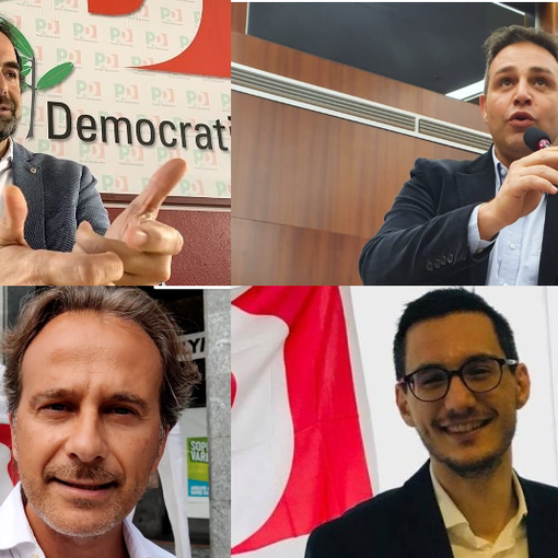 Da sinistra in senso orario, Alfieri, Astuti, Pedotti e Carignola