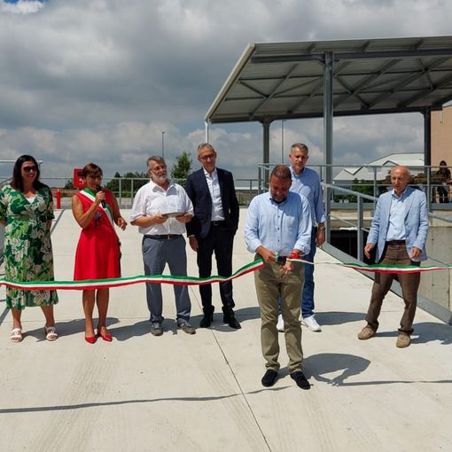 Marnate inaugura la nuova piattaforma ecologica