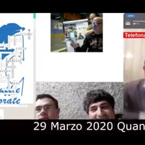 Un'immagine della trasmissione di due anni fa