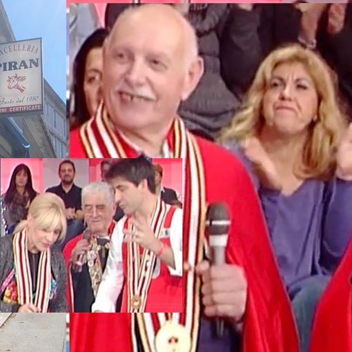 La macelleria e il Magistero alla Prova del Cuoco con Gianfranco Piran e Antonio Colombo: nel riquadro Clerici, Colombo e Barzetti