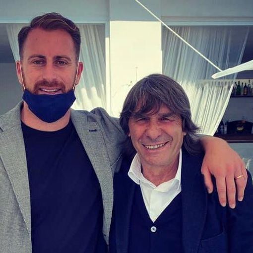Bruno Conti ha fatto visita alla nuova attività dell'ex tigrotto Dario Polverini