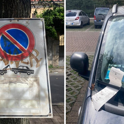 Divieto di sosta temporaneo senza indicazioni, fioccano le multe
