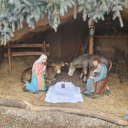 Rubato Gesù bambino dal presepe di Borsano