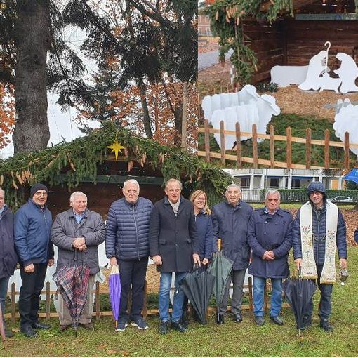Benedetto il presepe degli Amici di San Giuseppe: «La pace è la casa di tutti»