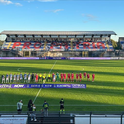 Una bella Pro Patria ferma la capolista, è 1-1 con il Padova