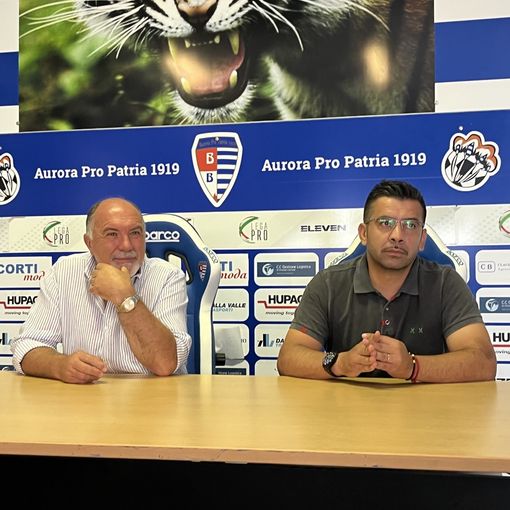 Il direttore Turotti con l'allenatore Vargas