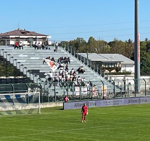 I tifosi piemontesi in curva